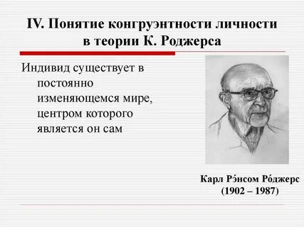 Роджерс самооценка