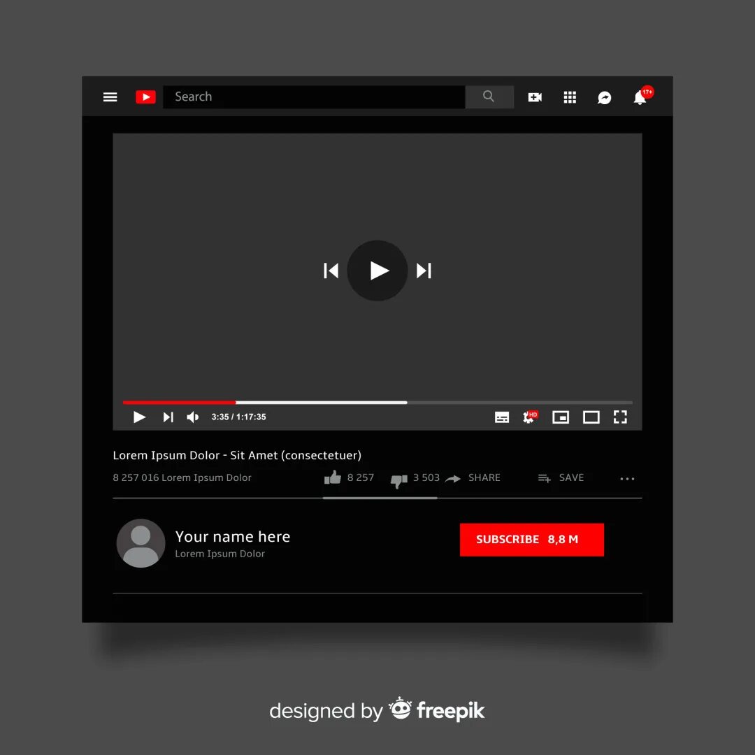 C youtube player. Проигрыватель ютуб. Изображение плеер ютуба. Youtube проигрыватель на сайт. Плеер ютуб шаблон.