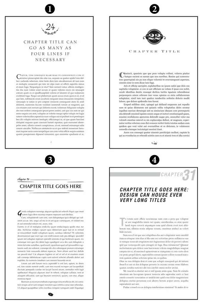 Opening chapter is. Дизайнерские издания. chapter design.