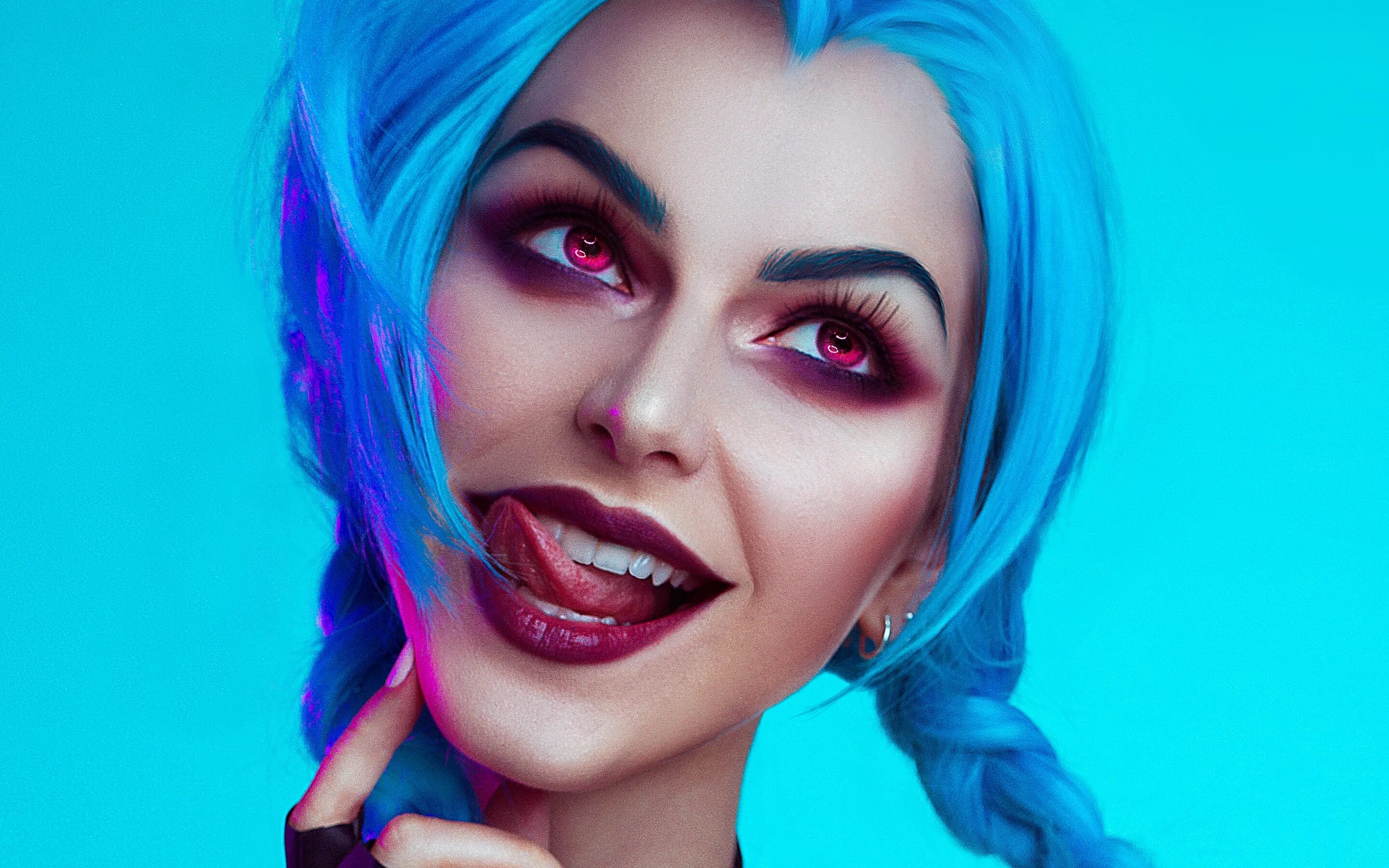 Jinx cosplay. Джинкс. League of Legends Jinx.