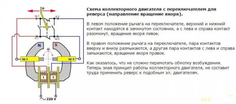 Ответы Mail.ru: Как составить электросхему реверса?
