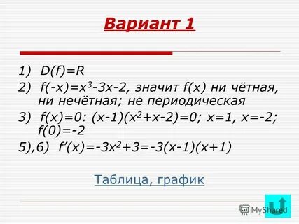 Какие из функций являются четными