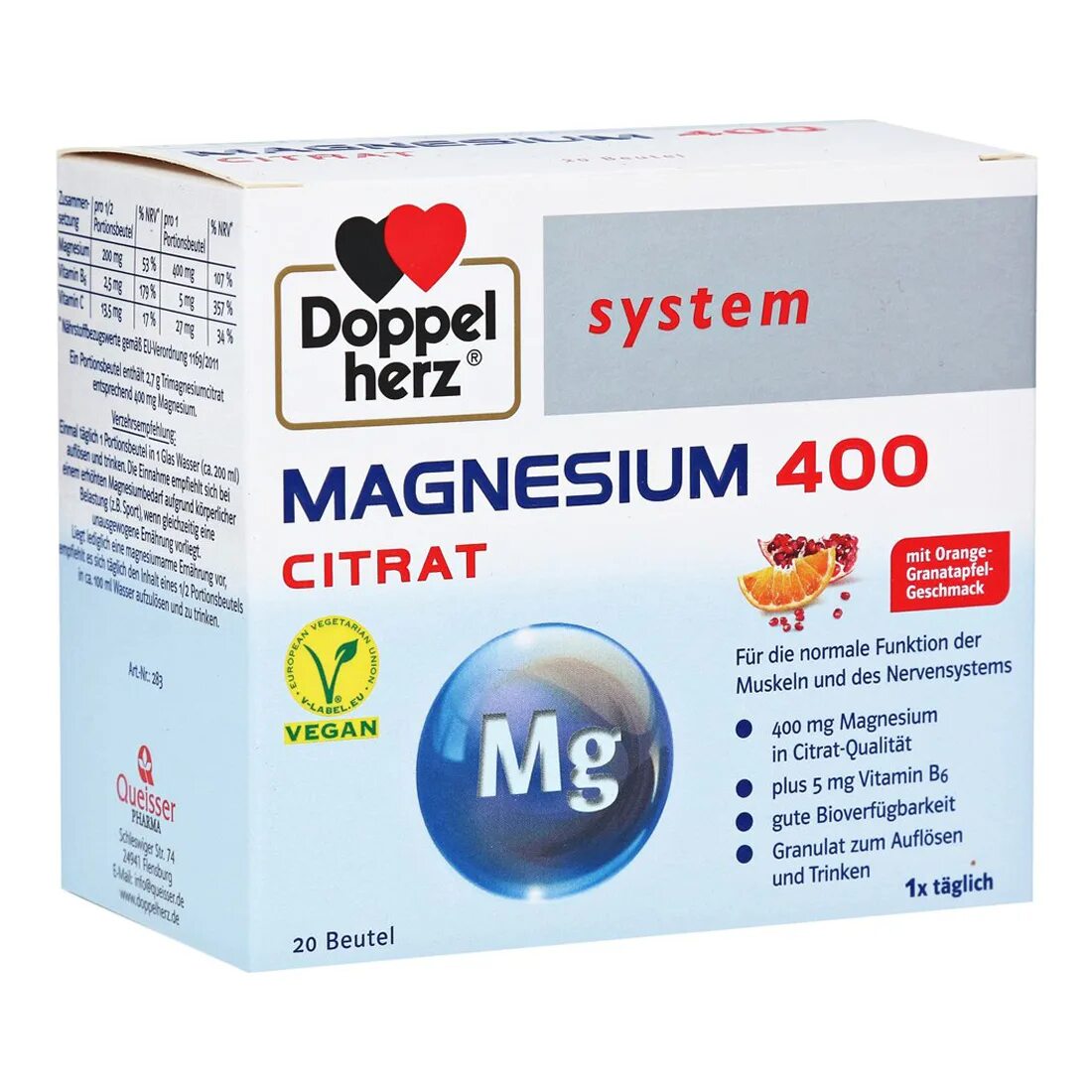 Магний витамины б допель герц. Магний 400 Doppel Herz 40 саше. Doppel Herz цитрат. Магнезиум от доппел Герц. Магнезиум 400 немецкий.
