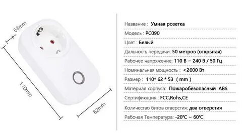 Розетки 220 нагрузка мощность