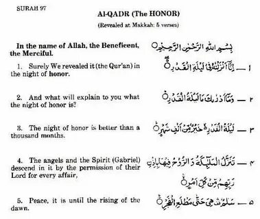 Qadr surasi