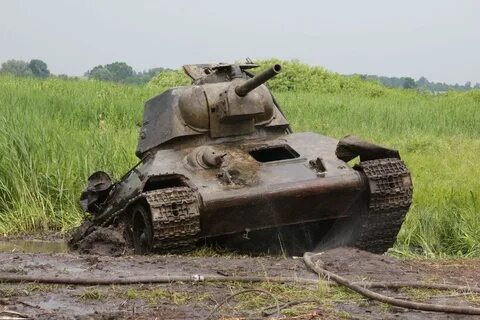 Танк из болота калинкин