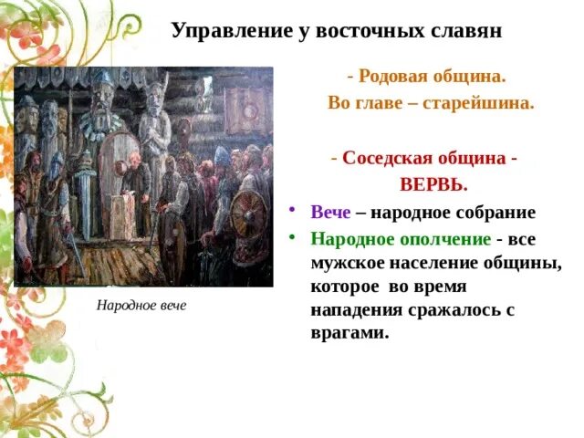 Определение понятий вервь