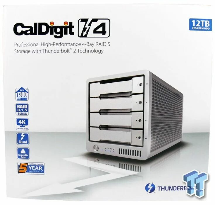 Raid хранение. Внешний raid массив. форм-фактор тандерболт 2. thunderbolt 4. caldigit.