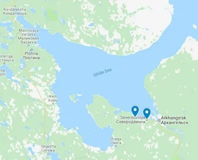 Кандалакша на карте