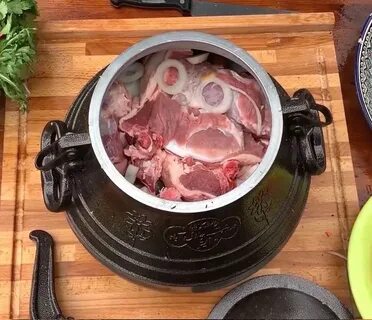 Приготовление каш в афганском казане