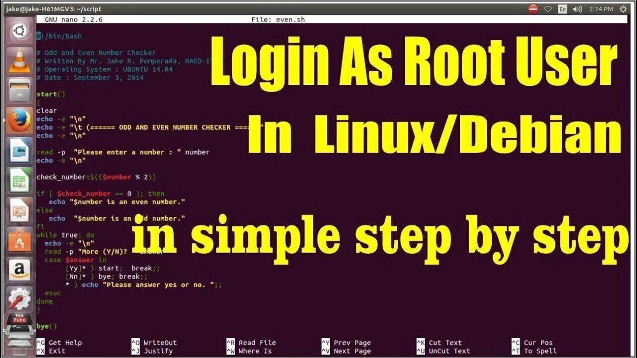 As root