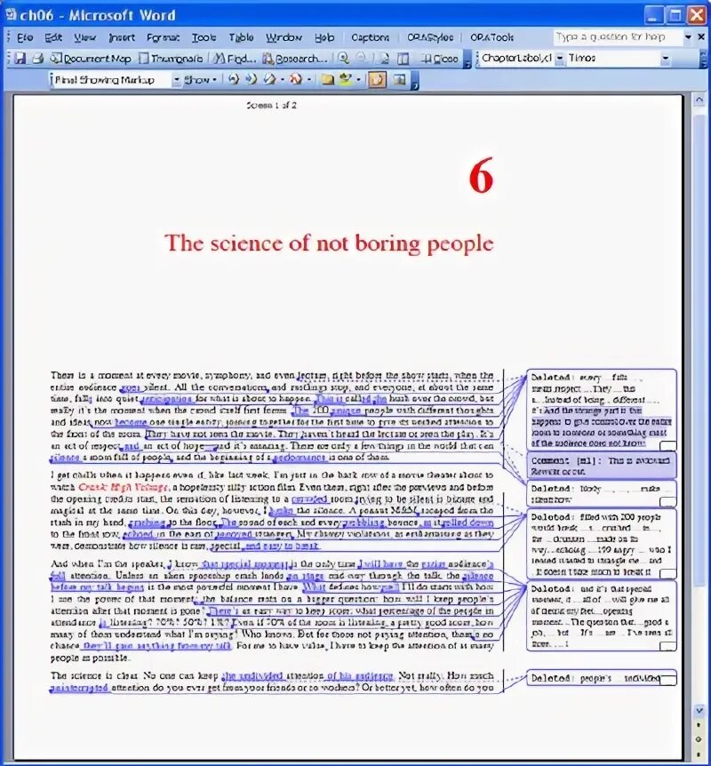 Copy edit. Copy edit