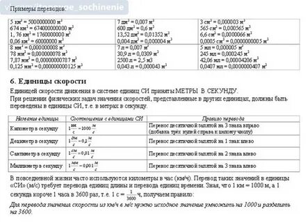 Перевод систем измерения
