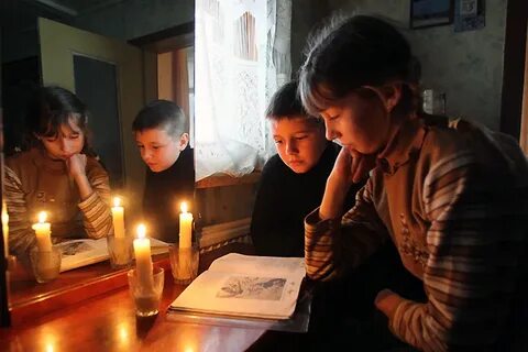 Дети живущие без света