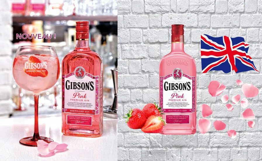 Джин Гибсон. Gibsons Gin. Джин Gibson's. Джин розовый.