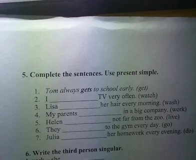 Paraphrase these sentences as in the example