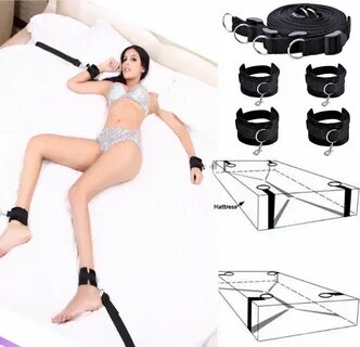 Dimlan Under the Bed Restraints, Bed bondageromance straps With Adjustable ...