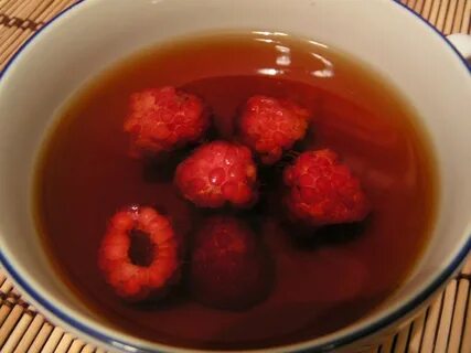 Чай с малиной