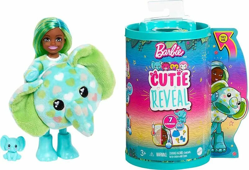 Кукла mattel barbie cutie reveal. Кукла barbie cutie reveal милашка-проявляшка зайчик hhg19. Кукла barbie cutie reveal слон. Куклы барби кьюти ревил. Barbie cutie reveal лев.