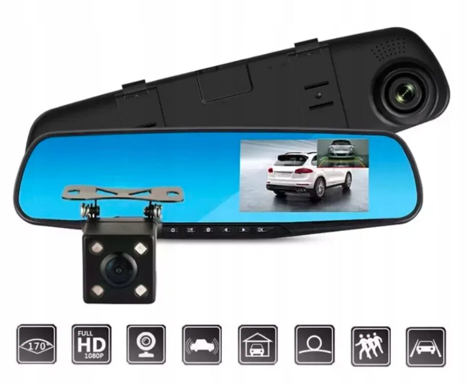 Зеркало-видеорегистратор car DVRS Mirror. Регистратор vehicle Blackbox DVR. Зеркало-видеорегистратор car DVRS Mirror 1.