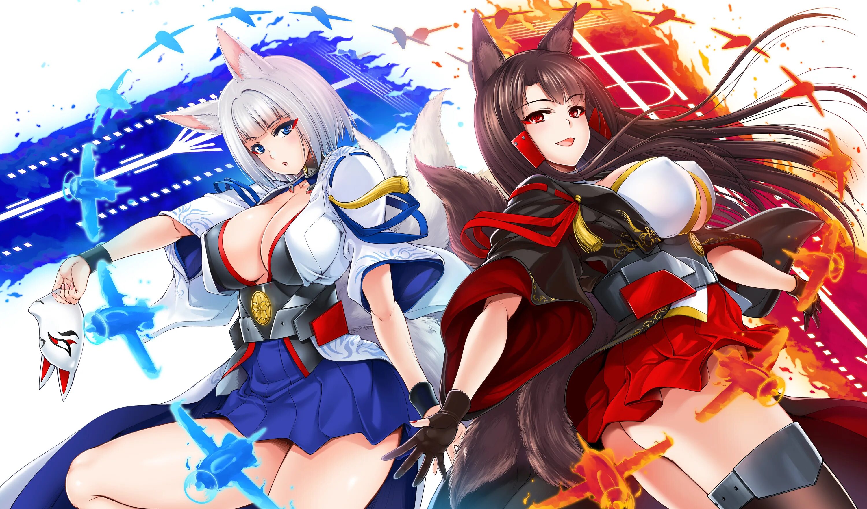 Azur lane 2024. Азур Лейн. Лазурный путь Акаги. Акаги Азур Лейн. Кицунэ Азур Лейн.