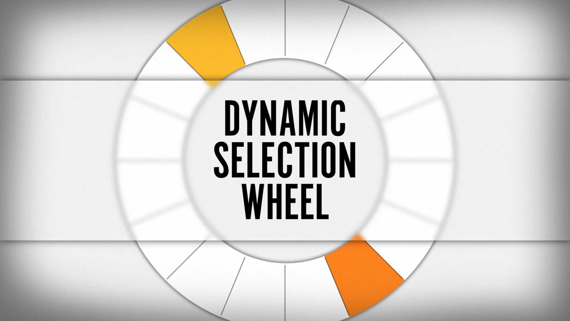 Selection. Selection wheels.