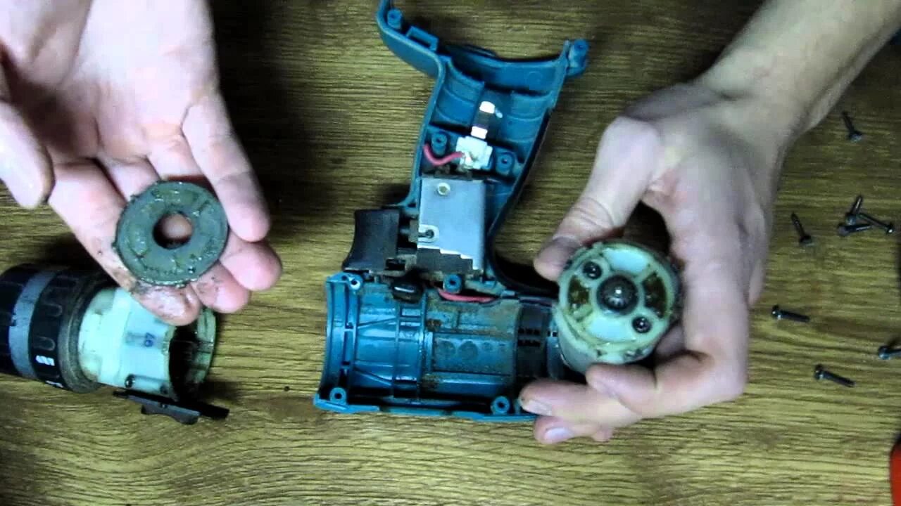 Замена редуктора шуруповерта. (Replacement gear screwdriver on Makita 8280d) - Y