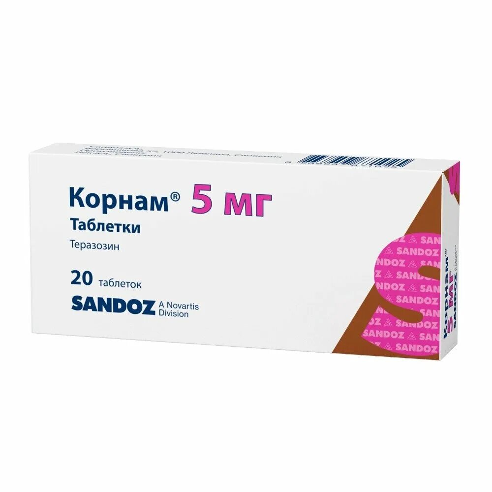 Корнам для чего назначают кошкам. Теразозин 5 мг для кошек. Теразозин таб 5мг №20. 5мг №20. Д.