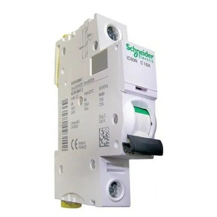 Выключатель автоматический Schneider Electric acti9. Автомат Шнайдер ic60n. Автоматический выключатель acti 9 ic60n 1p 1a c. Автоматический выключатель 16а Шнайдер.