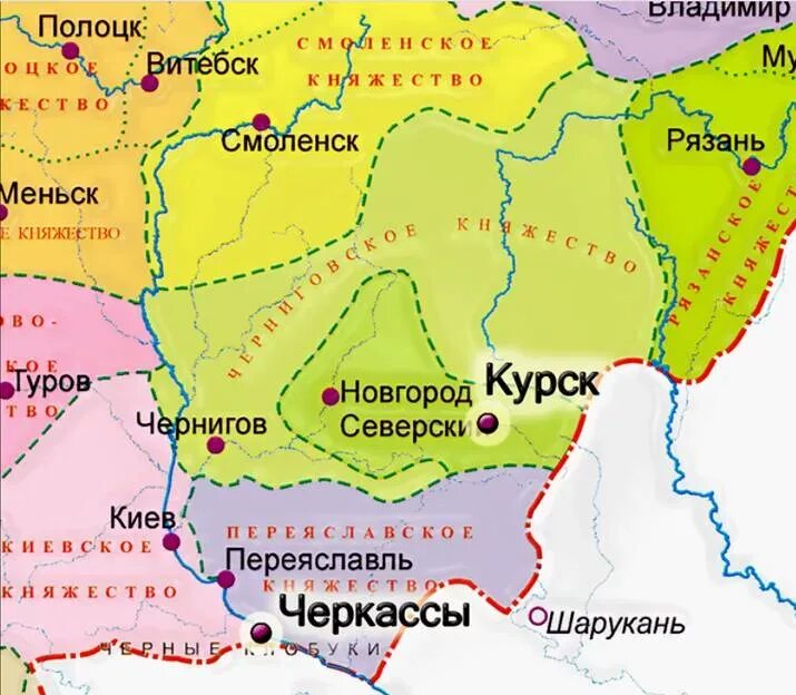 Крупные города черниговской земли. Новгород-Северское княжество карта. Черниговское княжество карта 13 века. Новгород-Северское княжество 12,13 века. Карта Черниговского княжества 13 век.