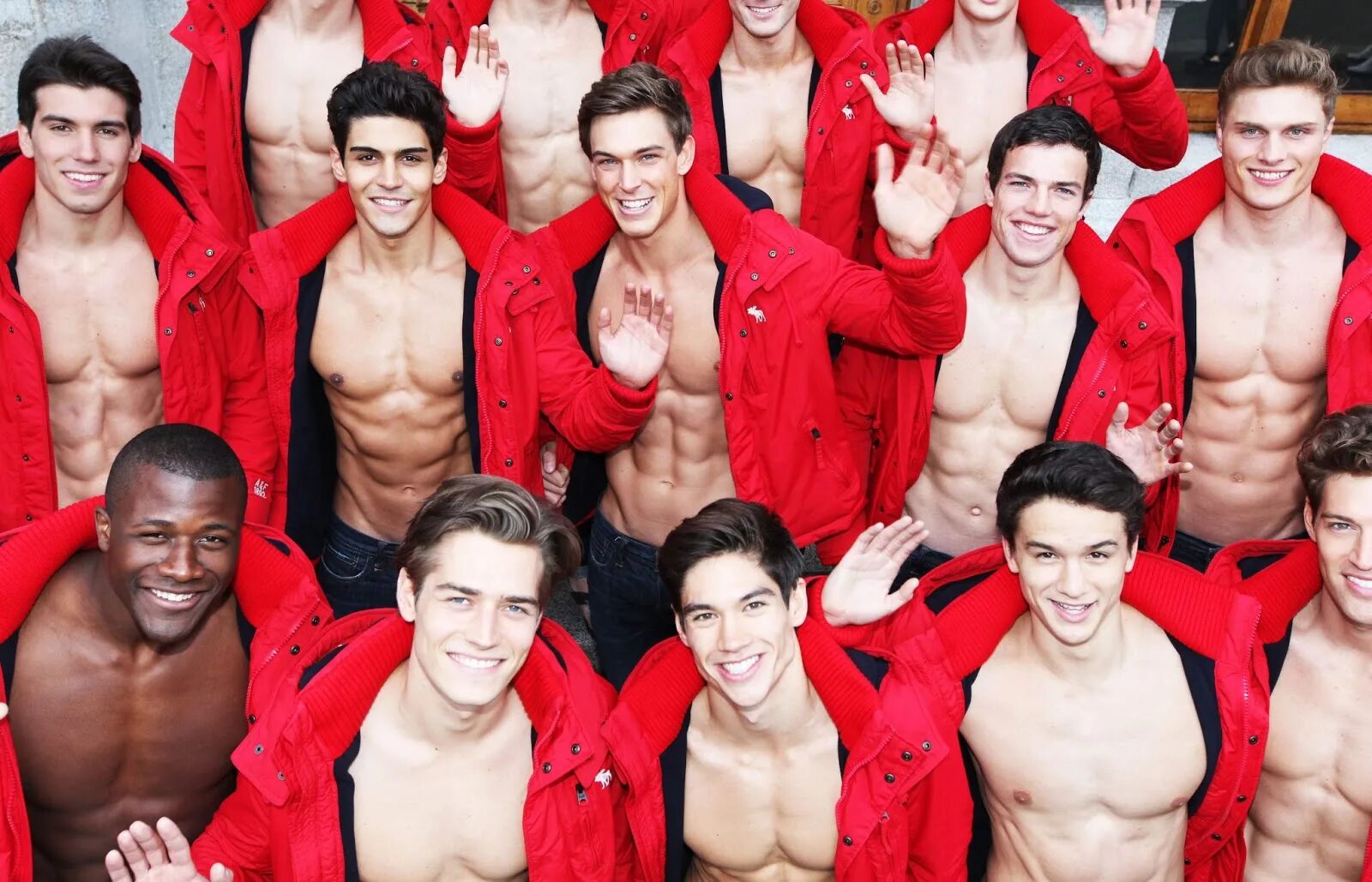 Русскую несколько парней. Abercrombie &amp; fitch guys. куча красивых парней. несколько красивых парней. много парней.