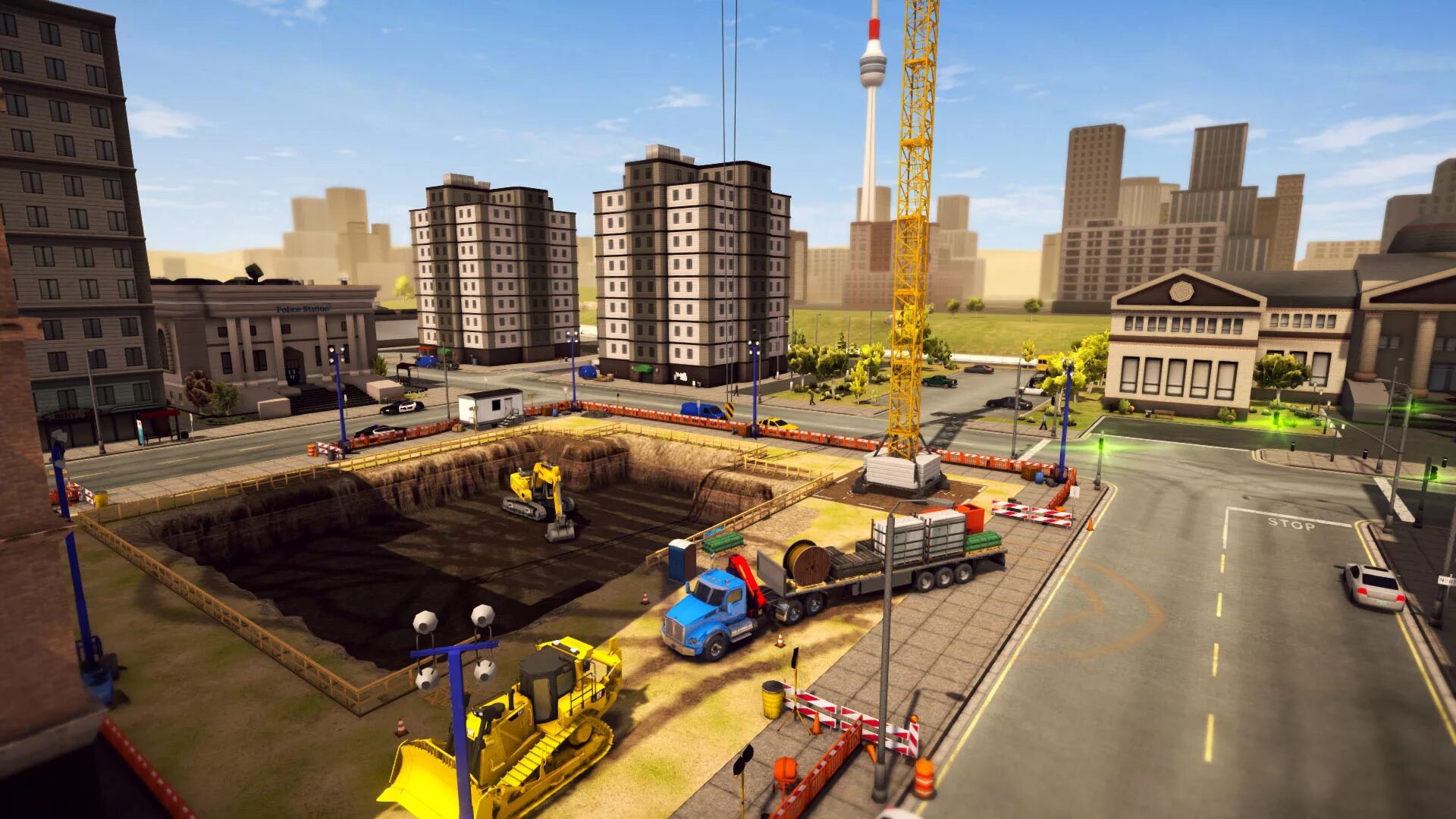 Construction simulator 2015. Симулятор стройки. Стройка взломка. Стройка в майнкрафте. Симулятор стройки.