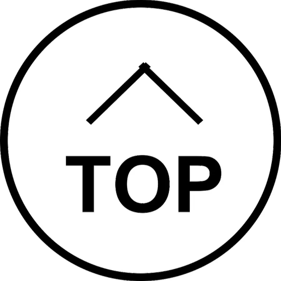 Top. Иконка Top. Пиктограмма топ. Символ топ. Значок топ на прозрачном фоне.