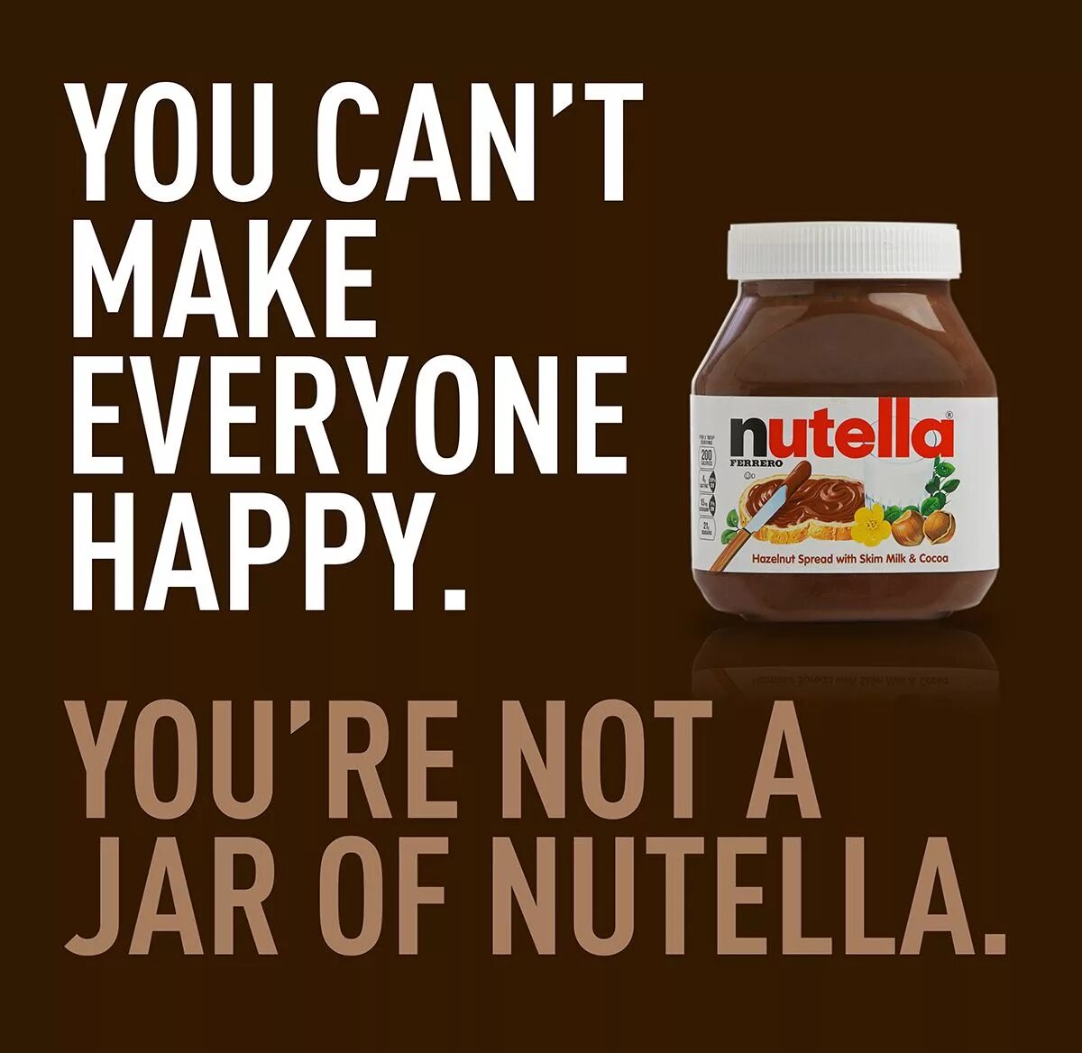 Everybody be happy. Nutella ребрендинг. Нутелла ребрендинг.