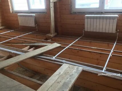 Как провести отопление из дома в баню