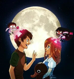 To the Moon Игровые Арты, Рисунки, Любовь, Рисунки Парочек, Обои Для Мобиль...