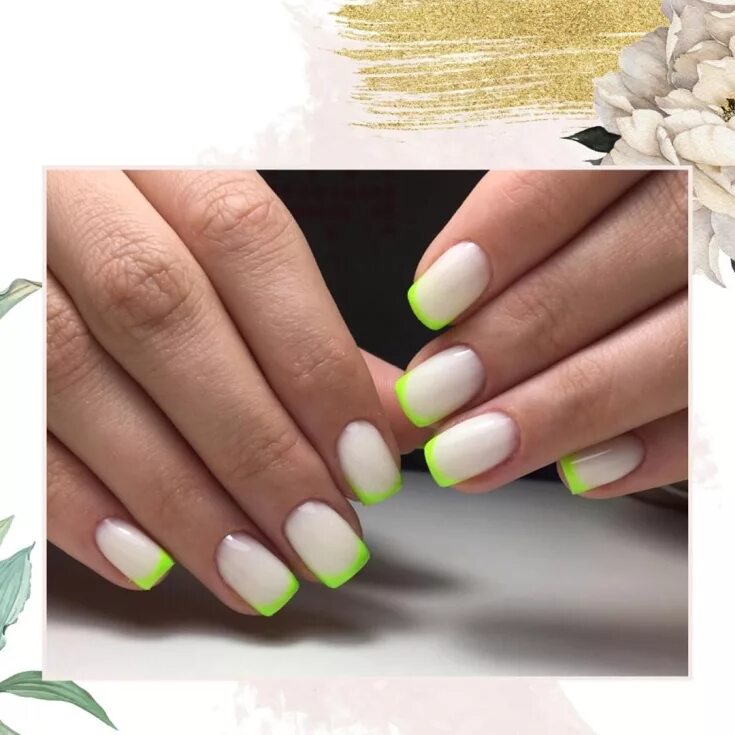 маникюр френч зеленый. белые ногти с зеленым френчем. белые ногти с зеленым френчем. маникюр мятный френч. выкладной френч салатовый.