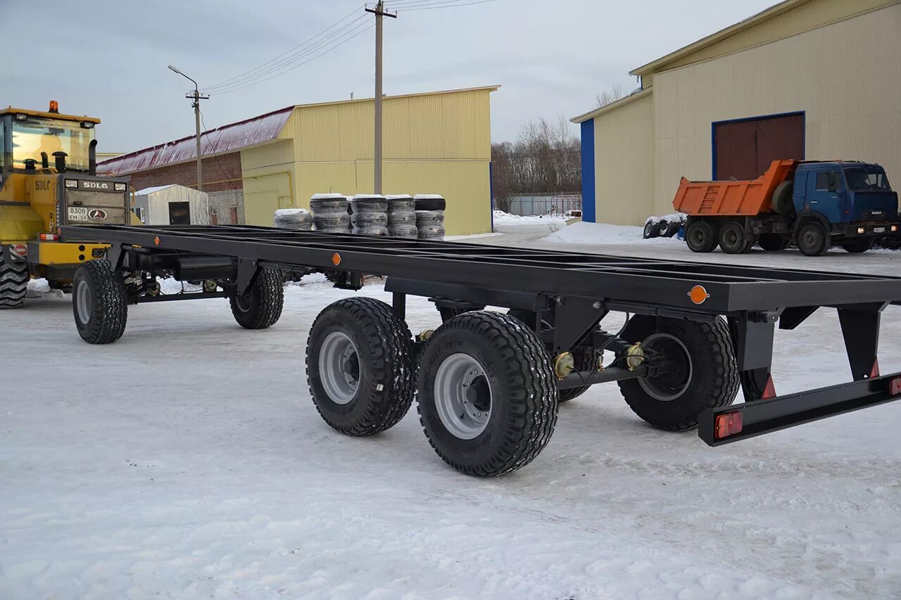 Ось 12 тонн. ЧМЗАП-9900. ЧМЗАП 8335. Прицеп-шасси тракторный «Сармат-8574-10». ЧМЗАП-83357 (2-пн-8).