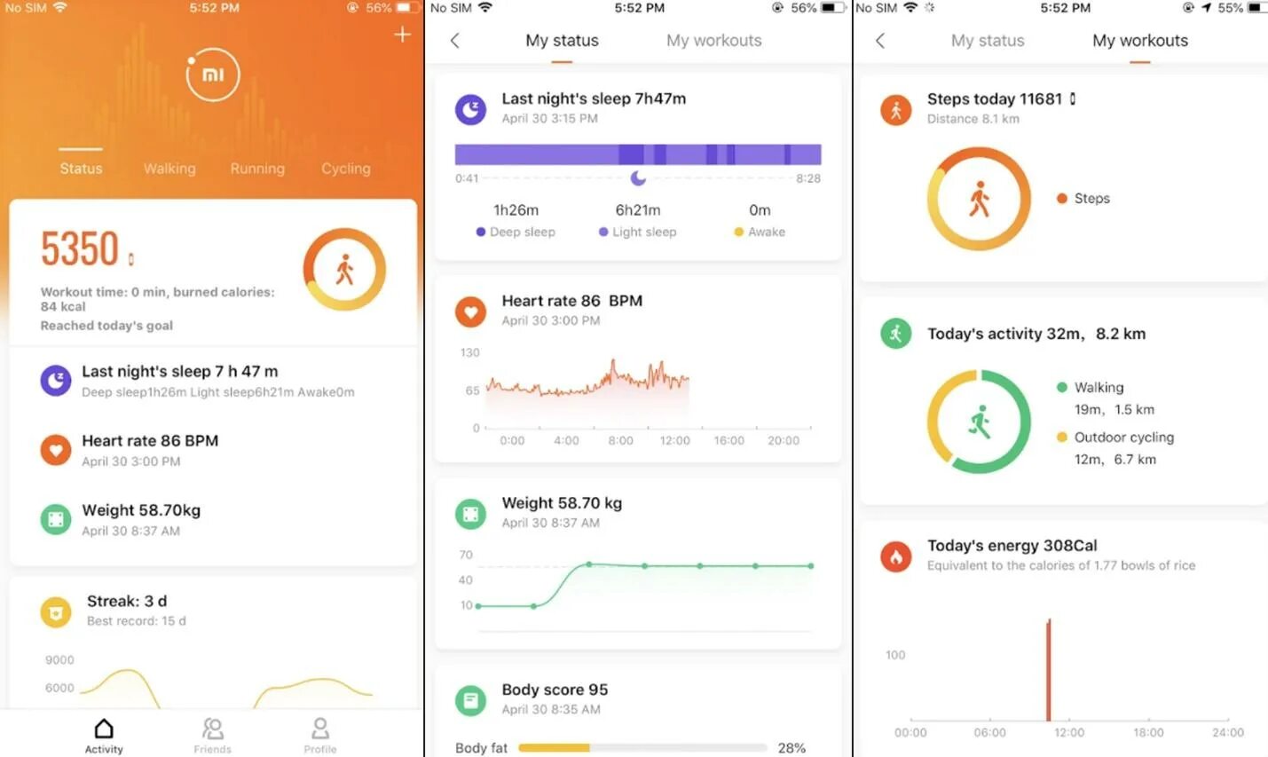 Приложение для ми 4. Шаги в в приложении ми фит. mi band приложение ios. новый mi fit. приложение к фитнес браслету xiaomi band 3.