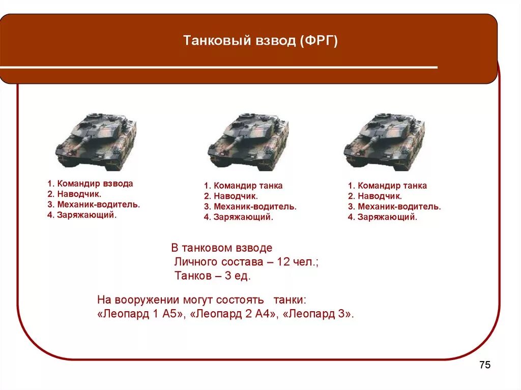 Танковый взвод состав. Танковый взвод численность. Танковый взвод ФРГ. Сколько в зводи танков.