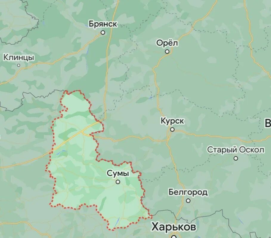 Сумская область граница с Россией. Сумская область на карте. Границы Сумской области. Сумская область граница с Россией и Украиной.