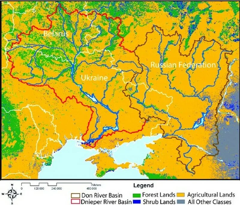 Лев берег днепра на карте