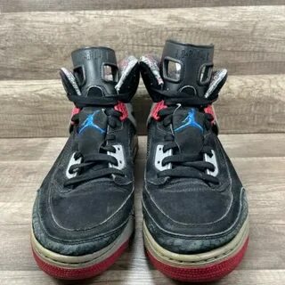 Nike Jordan Spizike черный красный цемент серый, мужские, американский разм...