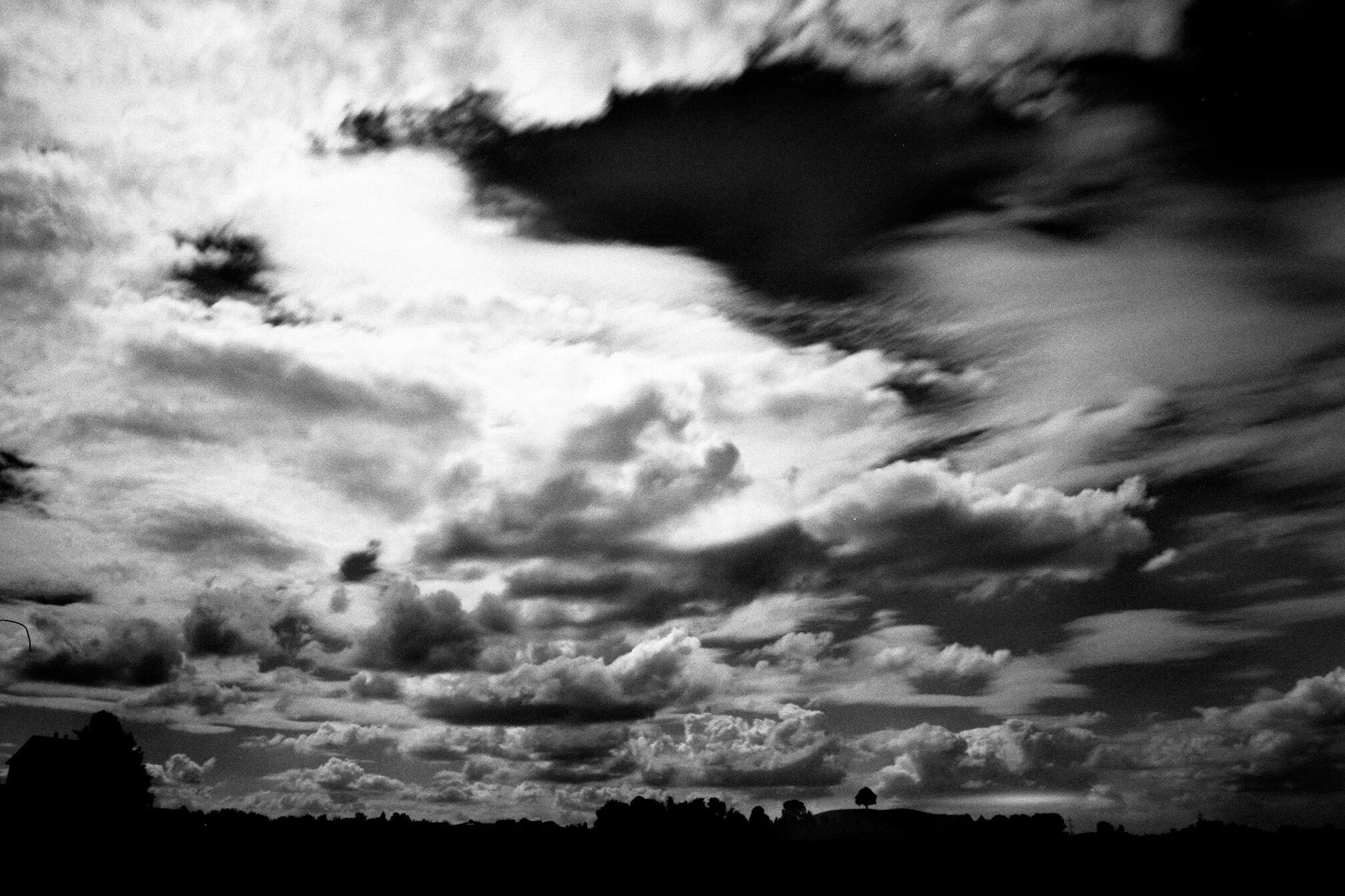 Monochrome sky