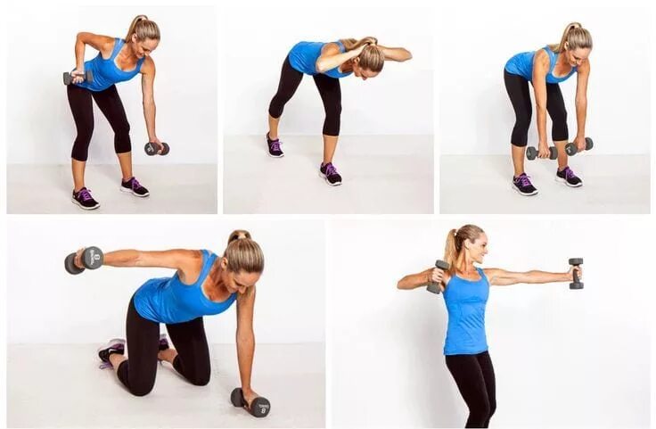 Упражнения на руки. Упражнения для похудения спины. Упражнения от складок на спине. Упражнения для похудения спины для женщин.