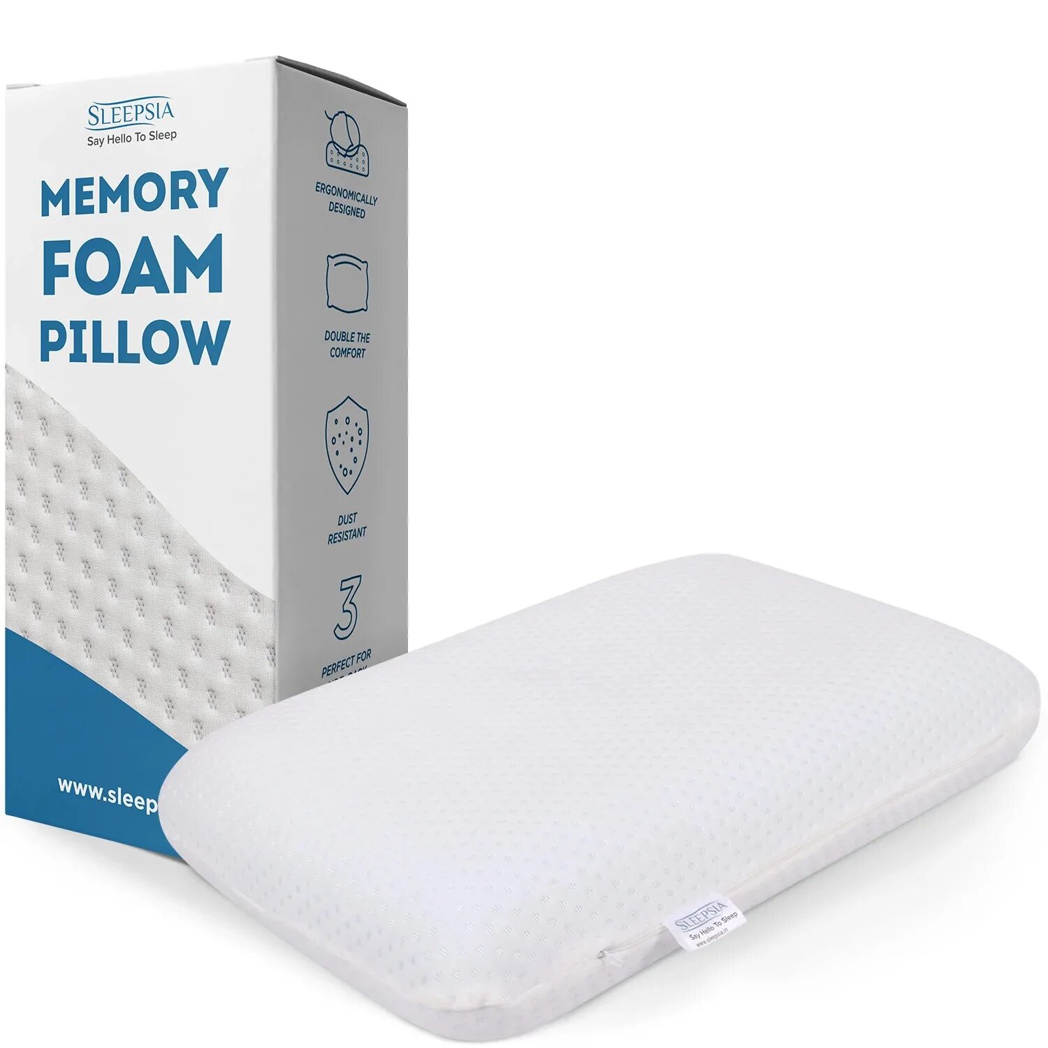 Memory foam pillow. Memory foam pillow