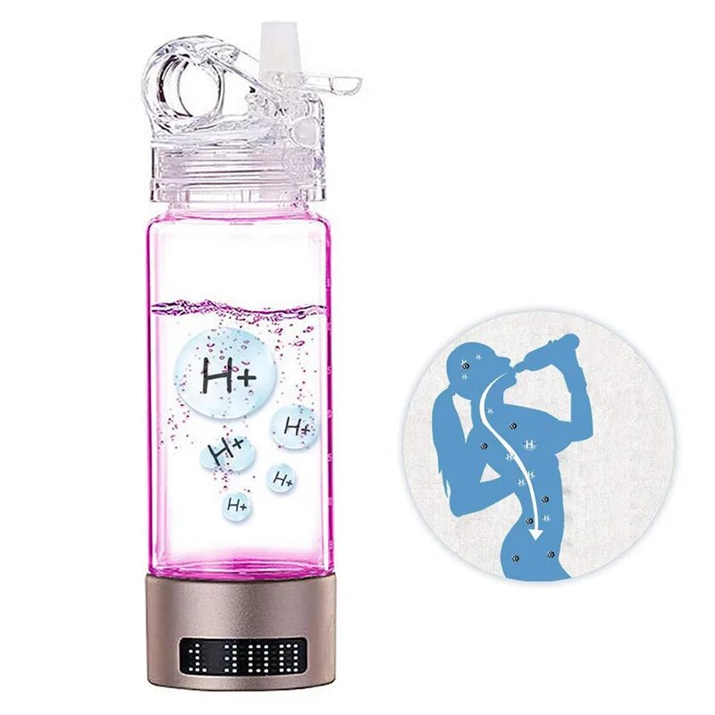 Генератор водорода "Аква плюс". Генератор воды h2life. Бутылка с ионизатором воды. Водородная бутылка для воды.