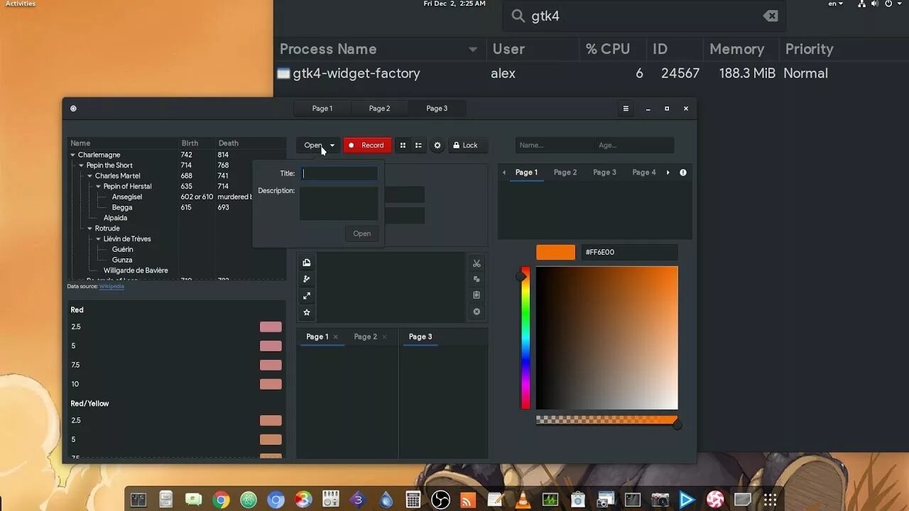 Gtk widgets. Gtk4. gnome gtk. gtk скриншоты. gtk-2.