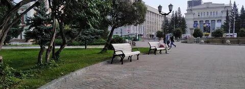 Сквер первомайском