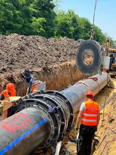 Строительство магистрального водовода